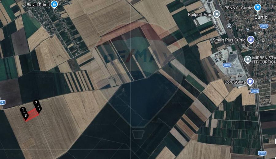 Teren extravilan 46,300mp Curtici