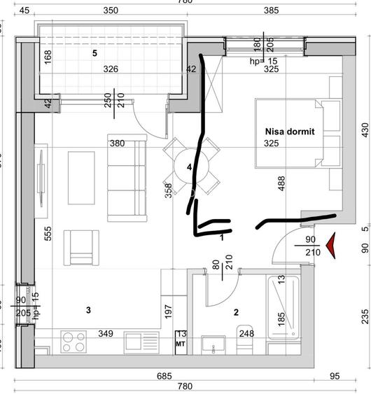 Studio modern de 45 mp în zona Obor Veranda Mall