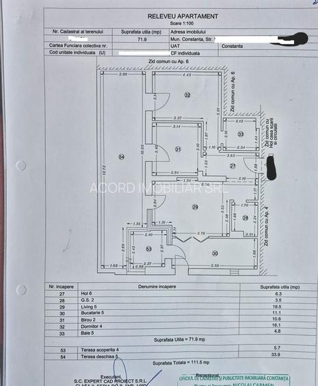 Tomis nord Euromaterna-apartament 3 camere decomandat cu terasa de 33 mp - 29