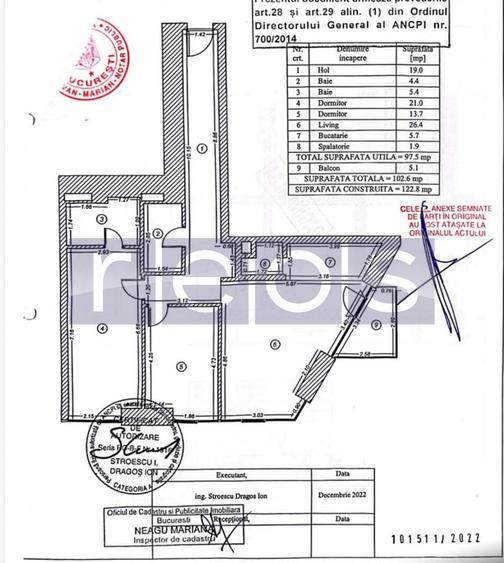 VANZARE APARTAMENT 3 CAMERE 100MP | ONE VERDI | ULTRAFINISAT | PARCARE - 1