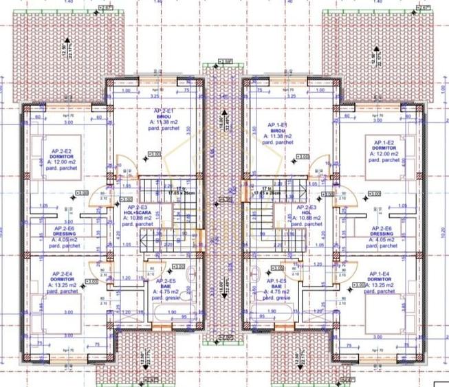 Duplex cu 4 camere despărțit prin camera tehnica | Mosnita Noua