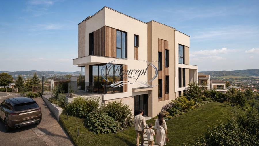 Casa premium cu panorama spectaculoasa in Andrei Muresanu