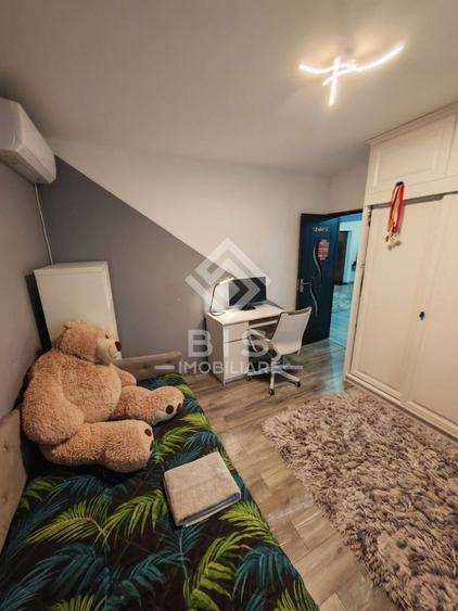 Apartament 3 camere modern, utilat/mobilat, Parcare + Spațiu joacă