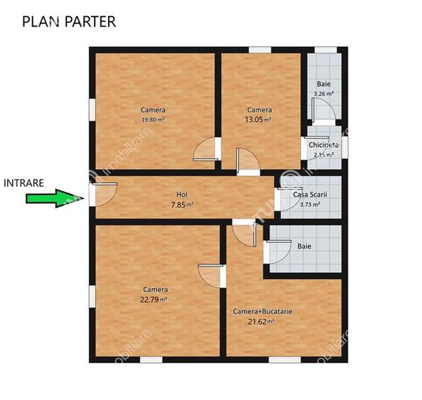 Casa individuala cu teren de 1260 mp situata in zona Turnisor