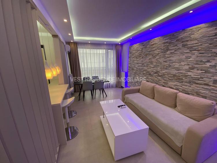 Apartament cu 2 camere de inchiriat, mobilat si utilat LUX