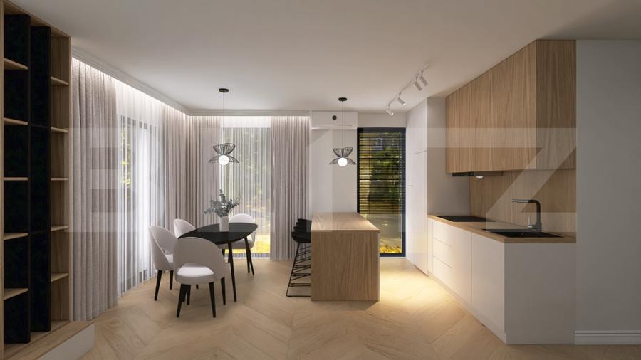 Apartament cu 2 camere, in suprafat utila de 43,20 mp, zona Bradet