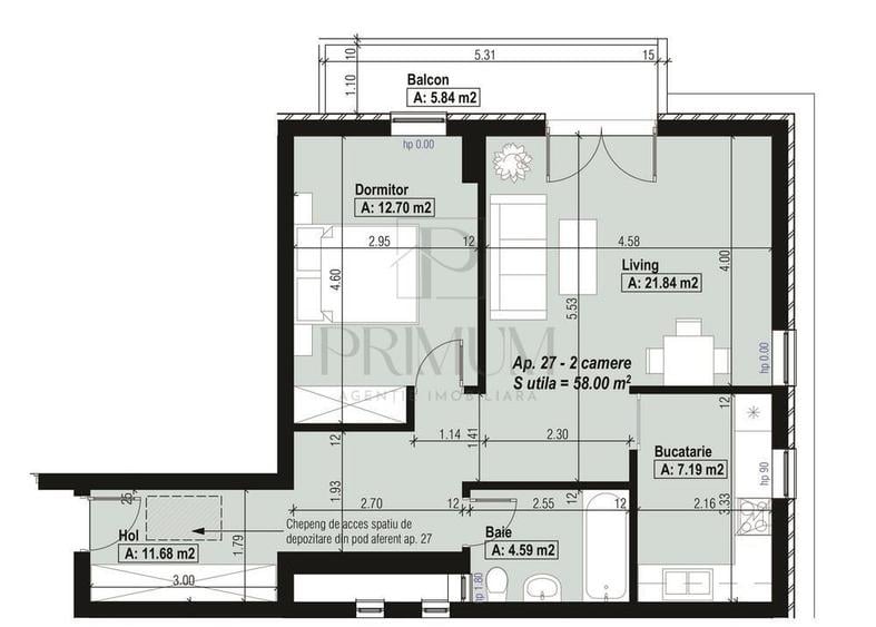 Aradului - 2 Camere - Etaj 5 cu LIFT - Bloc nou - Loc de parcare inclus