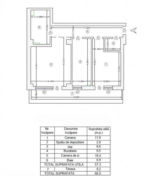 COMISION 0%! INTABULAT! 2 CAMERE+ TERASA CU VEDERE PANORAMICA