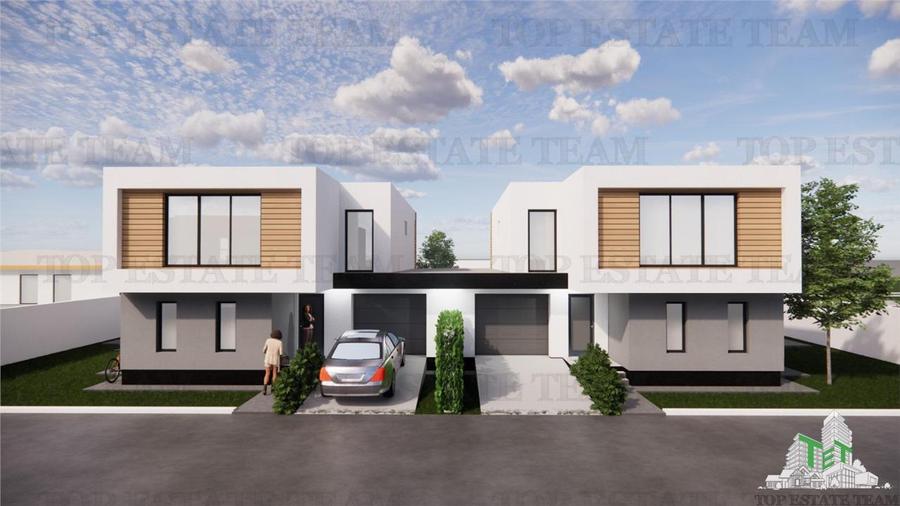 Vila premium cu garaj si piscina in Tunari