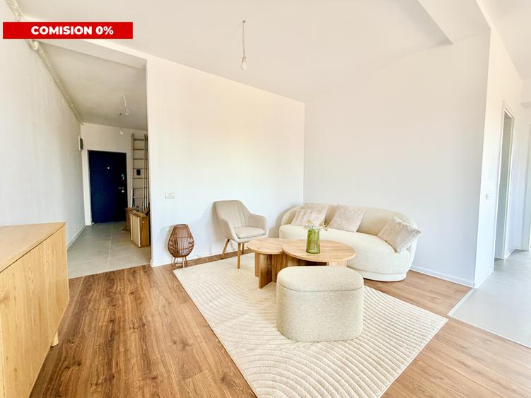 Apartament spatios - 2 camere - 53 mp utili - balcon 20 mp - Mosnita