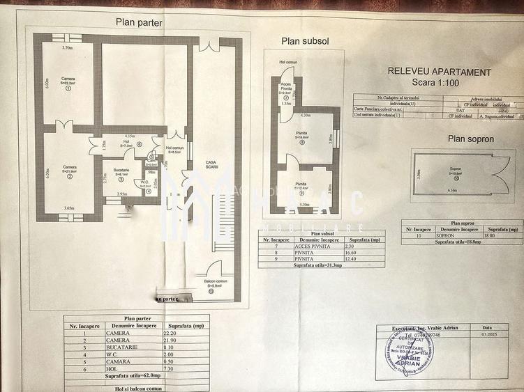 Apartament 2 camere garaj pivnita 31mp  zona Andrei Saguna - 2
