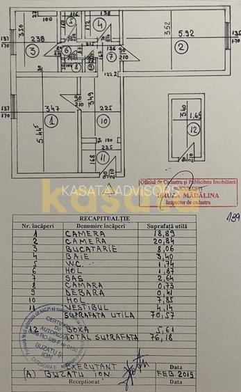 APARTAMENT 2 CAMERE 70MP | V.LUMINOASA | MEGA MALL | STADION NATIONAL - 16