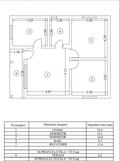CASA 3 CAMERE | VALU LUI TRAIAN | 100 MPC
