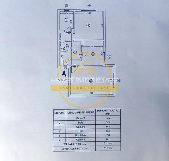 Apartament 2 Camere 52mp !Bloc din 1983-Nicolina 2!