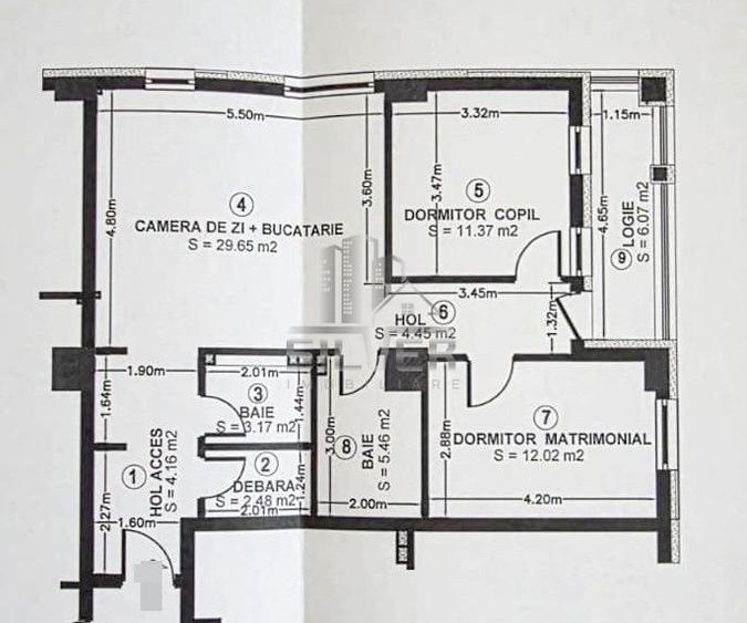 Apartament cu 3 camere/parcare/prima inchiriere/zona Vivo.