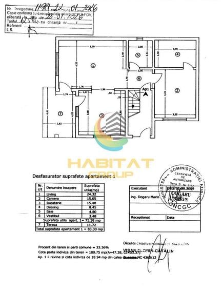 Apartament in vila - 2 camere plus curte si parcare