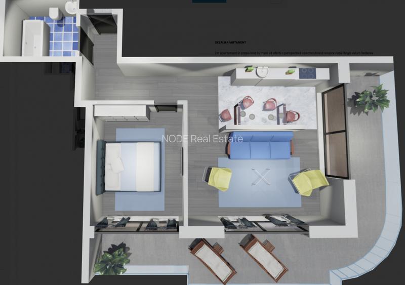 Apartament in linie la mare cu vedere panoramică / finisaje premium - 10