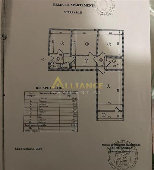 De vanzare apartament 3 camere, situat pe strada Turnul Magurele, intr-un bloc c