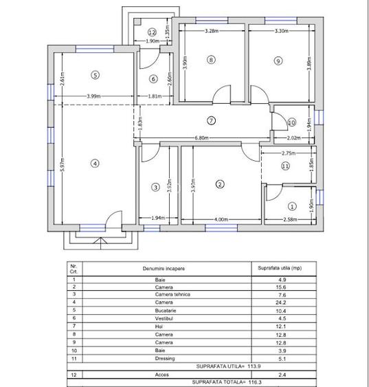 Casa parter 4 camere 114mp | 0 comision | Balotesti - The 8 Residence