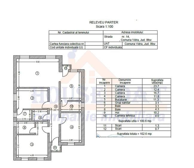 Vanzare vila 4 camere Vidra-Berceni, 3 bai, traseu smart, incalzire pardoseala