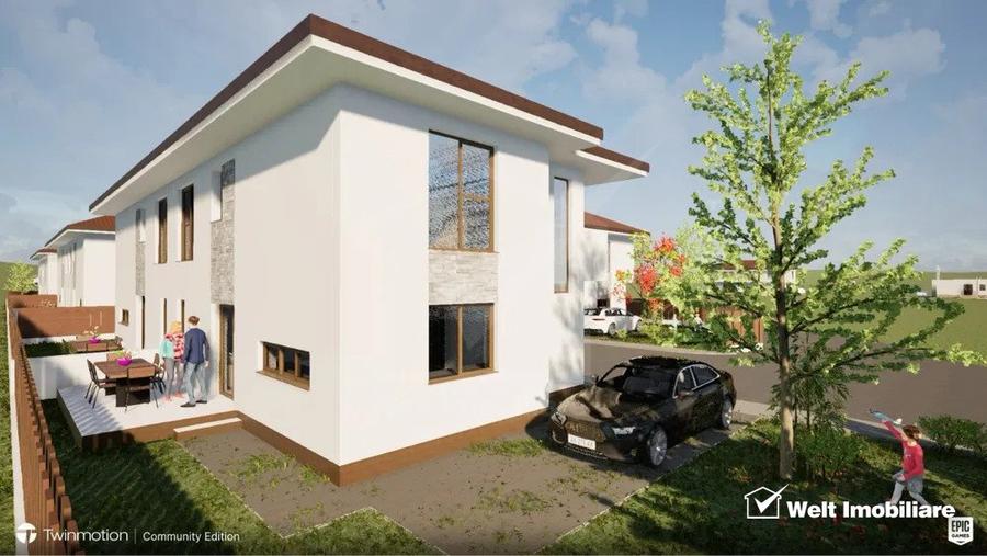Duplex 4 camere Floresti, strada linistita