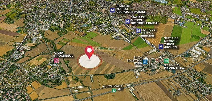 Teren intravilan 15.400 mp | 39 ml deschidere | Sector 4 – Jilava - 3