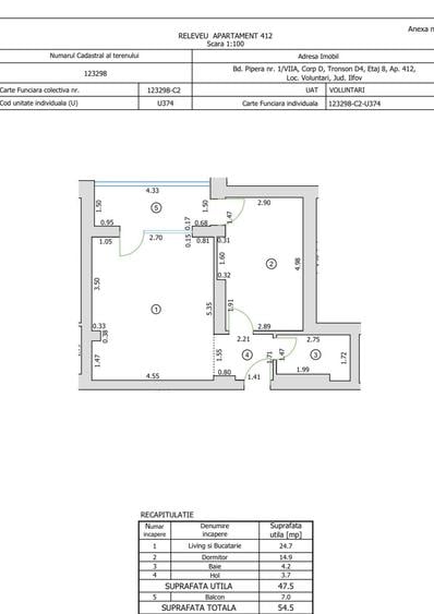 2 camere Cortina North