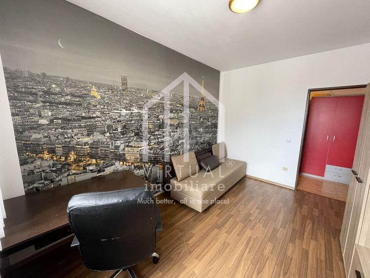 Apartament de inchiriat 3 camere, 2 bai, bucatarie inchisa- Turnisor