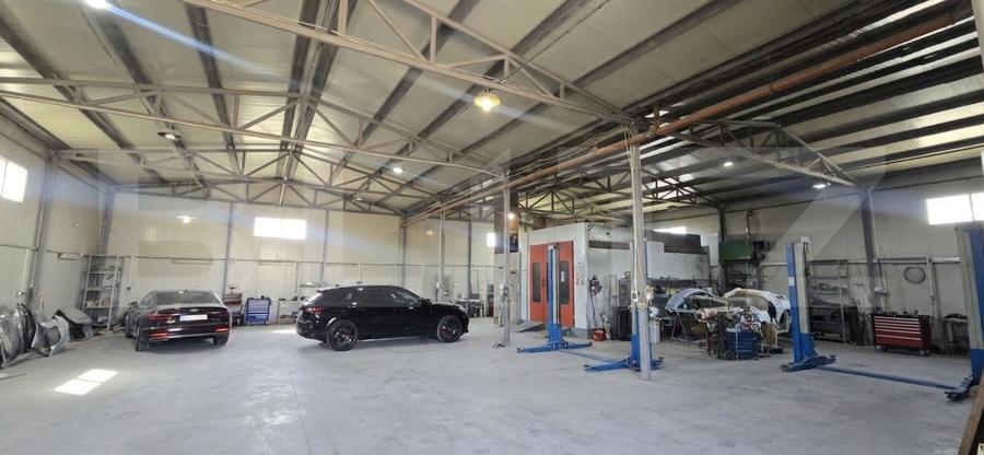 Hala 550 mp, zona Mercedes, Popeci Auto
