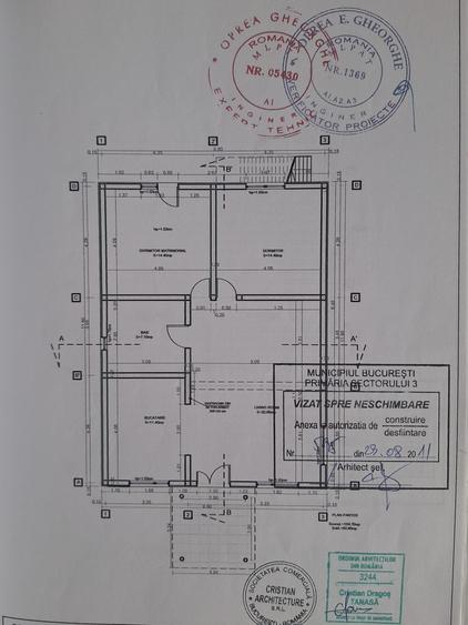 Casa in cart. 23 August, constructie 2012, supra. 250mp, mob/utilata.
