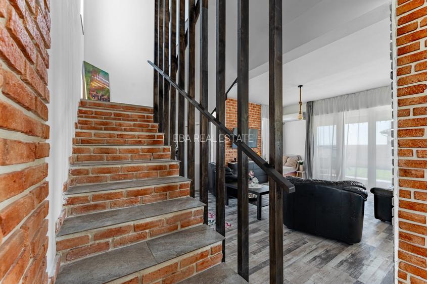 Vila eco friendly 165 mp , 463 mp teren, individuala, Dragomiresti Deal, superba - 17