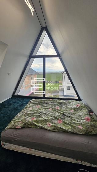 Casă nouă la cheie, tip A-frame, intabulată, în Șura Mare
