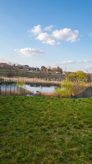 Teren intravilan Moara Vlasiei – deschidere directă la lac | 883 mp | Utilități - 10