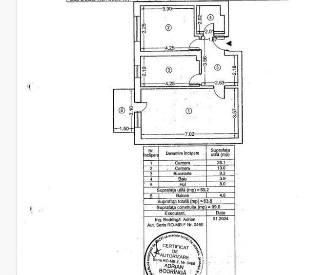 Apartament 2 camere de vânzare - Eleganță și confort în Exigent Plaza