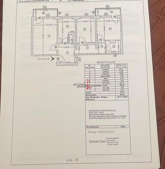 3 camere in Bd. Lacul Te, stradal, Etaj 8/10, cu 2 balcoane