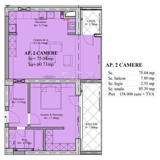 2 camere - Sebastian - Predare in 2027