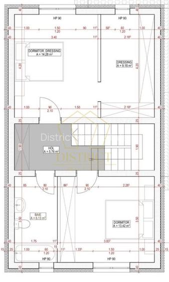 Duplex cu 4 camere 2 bai si dressing, 115 mp utili in Urseni. - 2