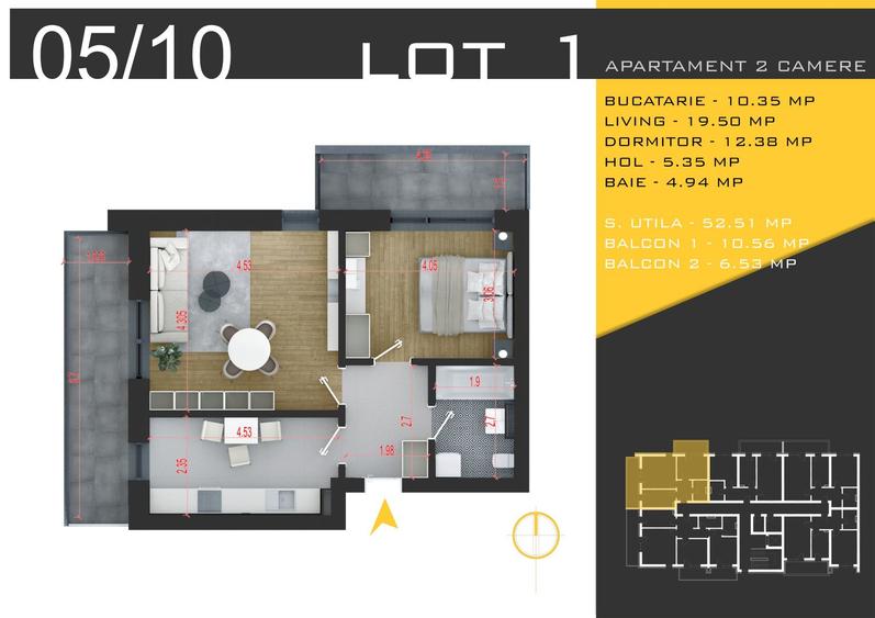 Apartamente 2 camere decomandat,Theodor Pallady METROU, Facilitati