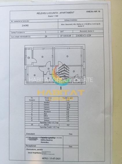 Apartament 3 camere Decomandat Giurgiului