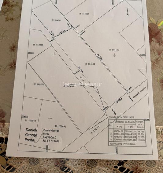 Vând urgent teren cu utilități la 200   metri zona centrala  - 2