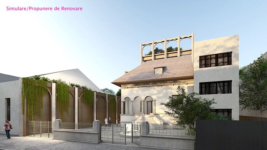Parcul Cismigiu vila (de renovat), singur curte si cu teren mare