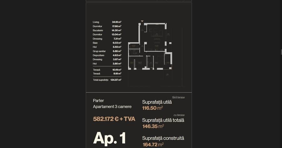 Iancu Nicolae | Apartament premium in imobil botique cu curte proprie 116 mp
