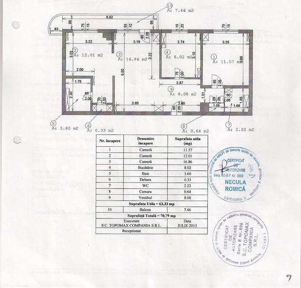 Dorobanti ASE apartament 3 camere de vanzare