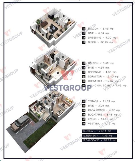 Private Villas Rezervelor Ansamblu Case Direct Dezvoltator Vest Group - 7