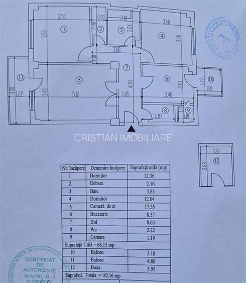 3 camere, 75 mp, Calarasi - Faleza, vedere dubla - 8