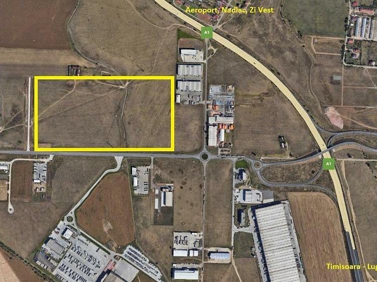 De vanzare Teren intravilan industrial, Arad Sud, A1, Fractionabil