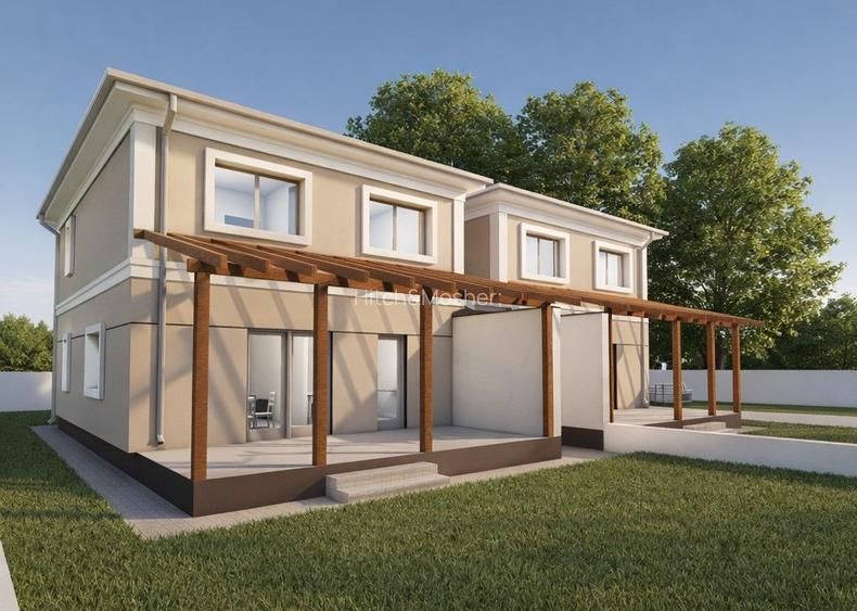 Teren de vânzare în Moșnița Nouă, cu autorizație de construire pentru duplex - 6