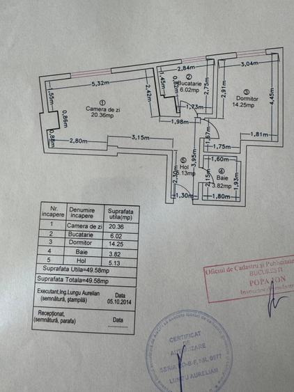 Vanzare | Apartament 2 camere | Sebastian - centrala proprie