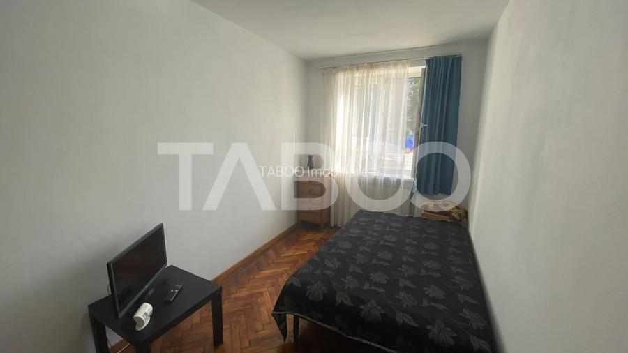 Apartament de inchiriat mobilat utilat 3 camere 56 mpu Sibiu