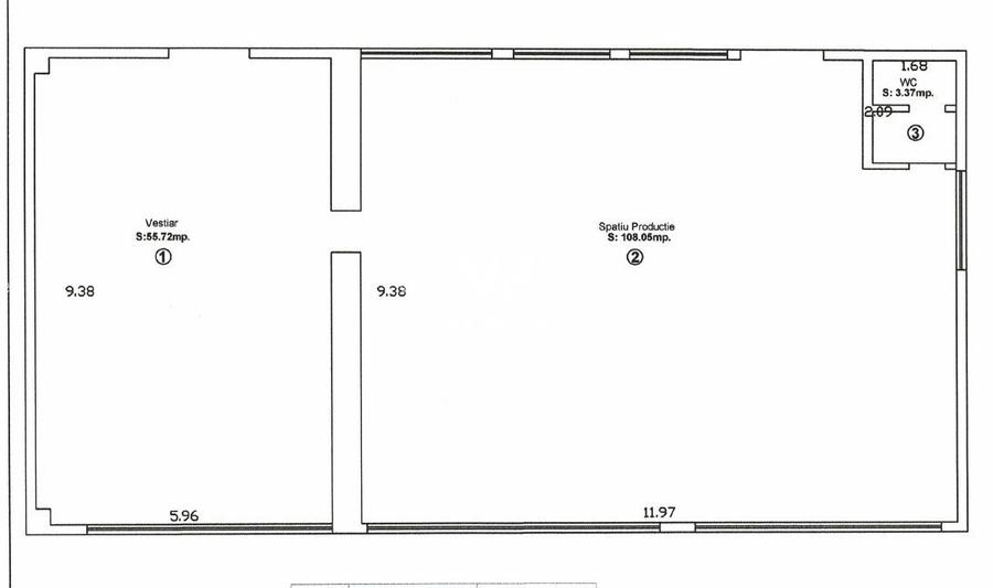 Spatiu industrial compus din doua corpuri in Orlat, central - Sibiu - 3